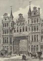 Nieuwe Leadenhall Markt, uit The Illustrated London News, 24 december 1881